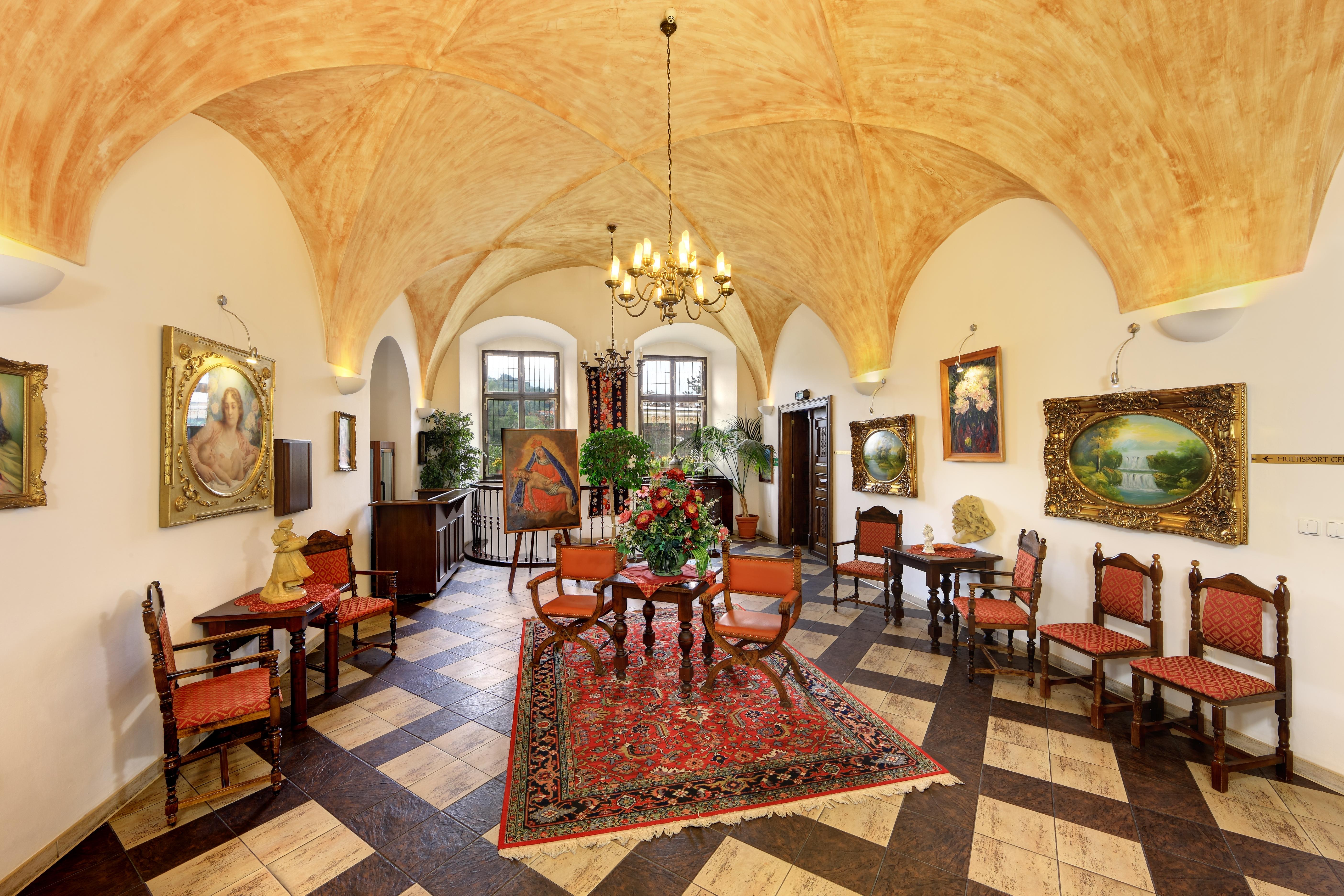 Hotel Ruze Чешки Крумлов Екстериор снимка The interior of the palace